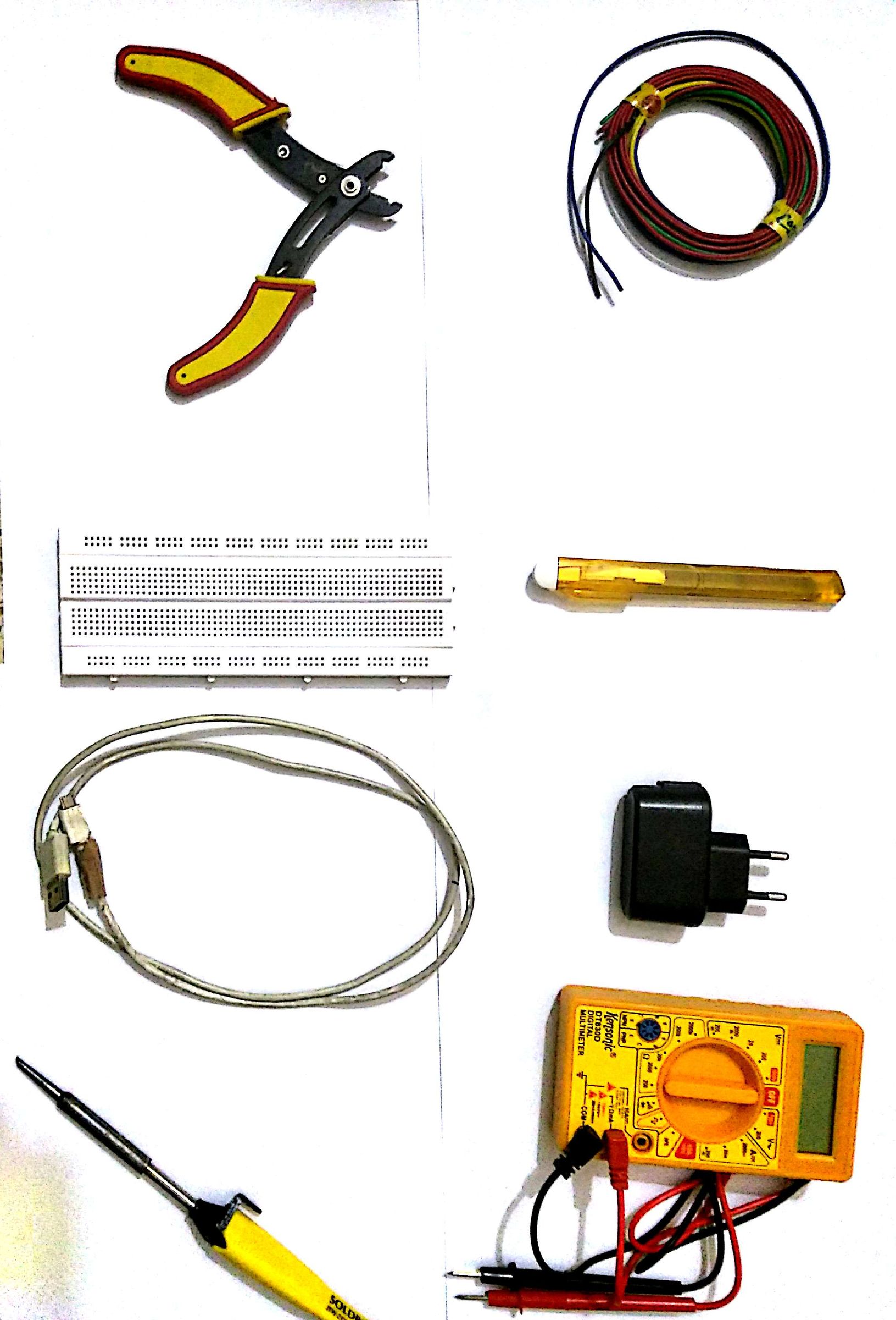 5V DC Power Supply for Breadboard Using Phone Charger 4 Steps (with