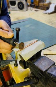 Shaping the Copper Tube