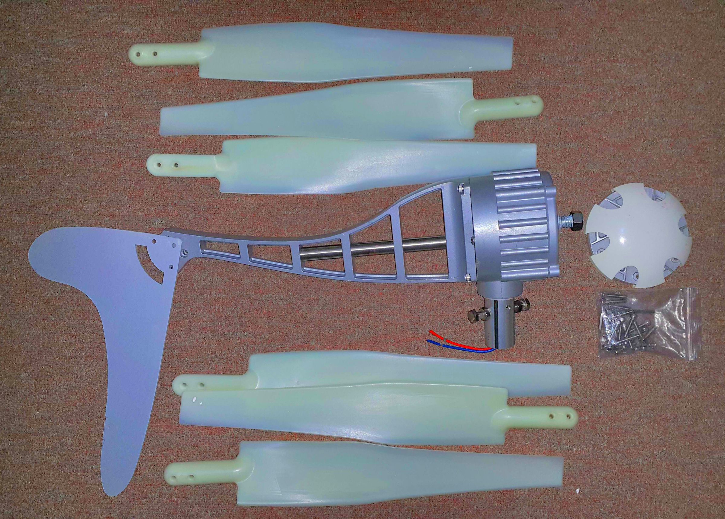 Small Wind Turbine Generator (ALEKO WG400) Evaluation, Upgrade and Controlled Test. 