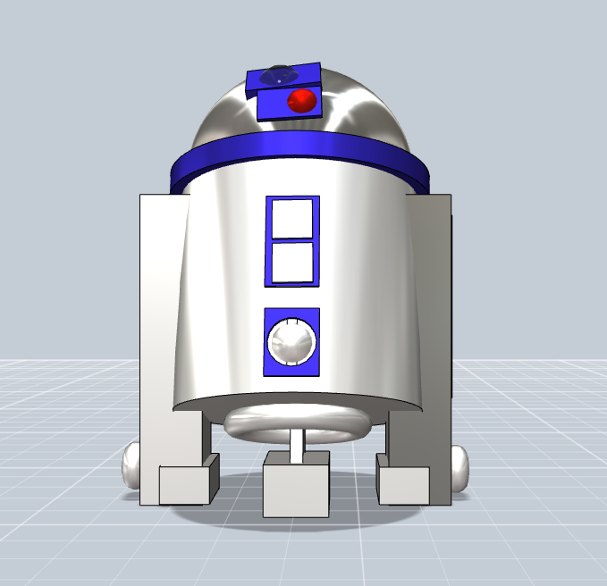 R2D2 From the "Star Wars" Movies