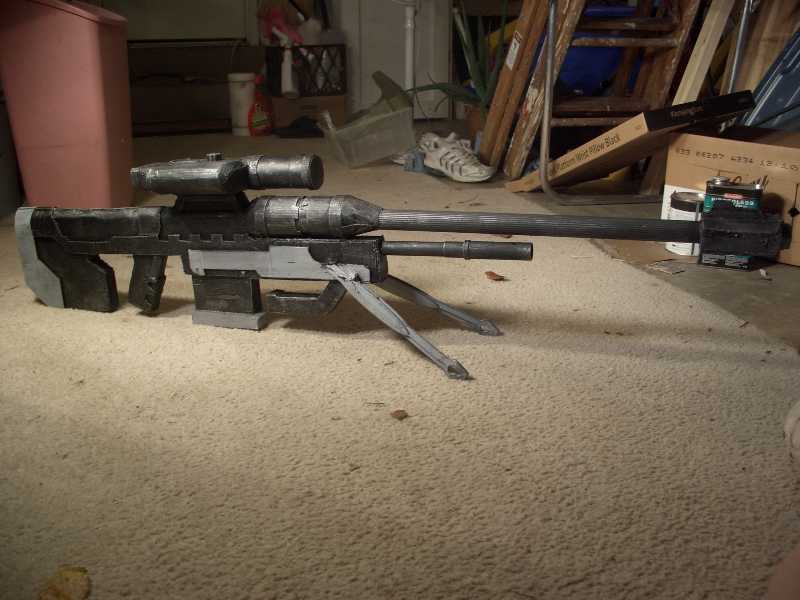 Halo Sniper Rifle - Cardboard and Pvc