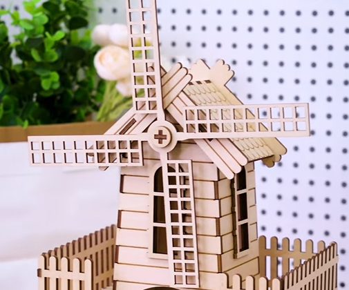 How to Make a Windmill House Model