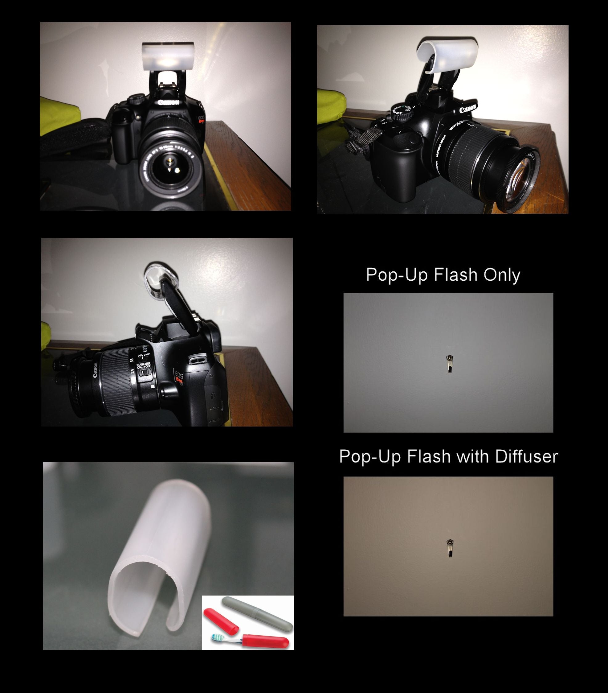 97 Cent DIY DSLR Pop-Up Flash Diffuser - Instructables