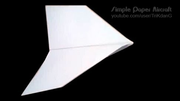 How to Make a Simple Paper Airplane: the Hexagon