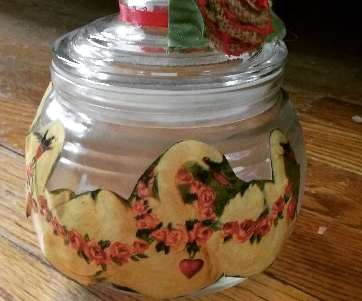Vintage Valentine Treat Jar