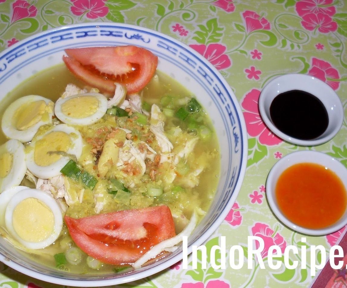 Chicken Noodle Soup (Soto Lamongan)