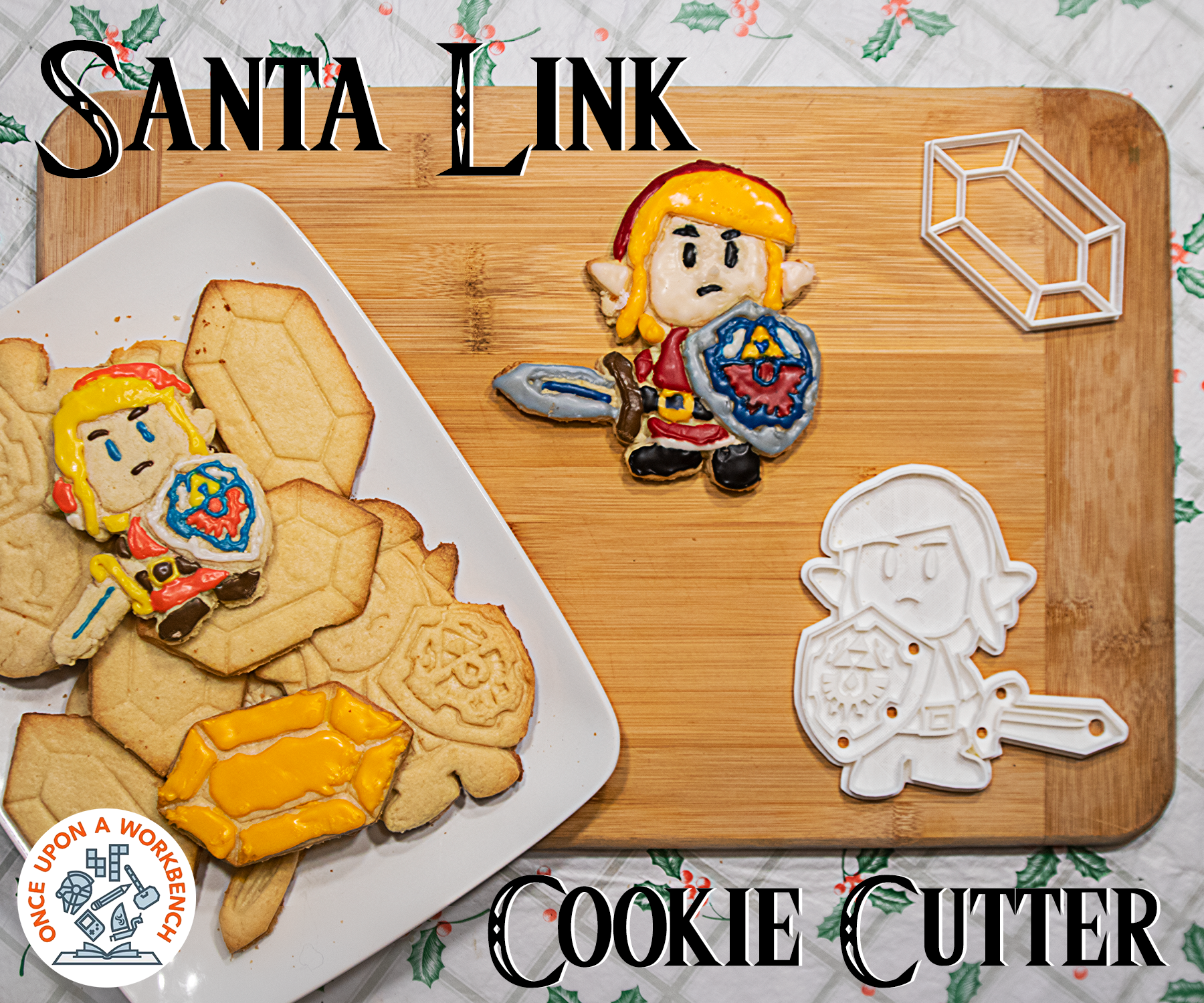 Santa Link Cookie Cutter