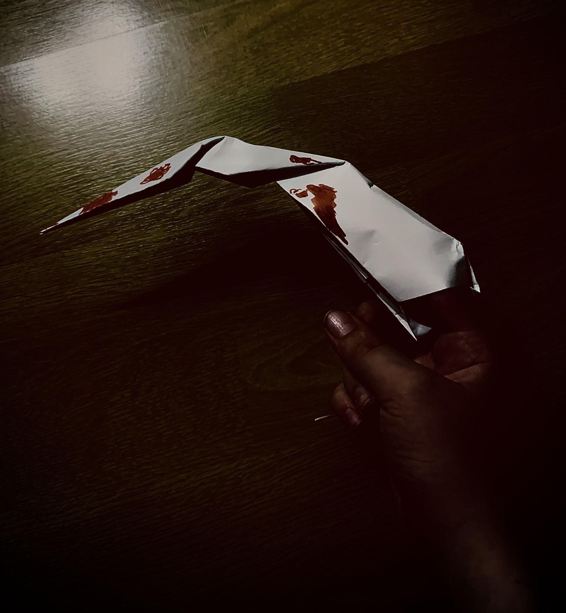 Origami Halloween Bloody Claw Finger