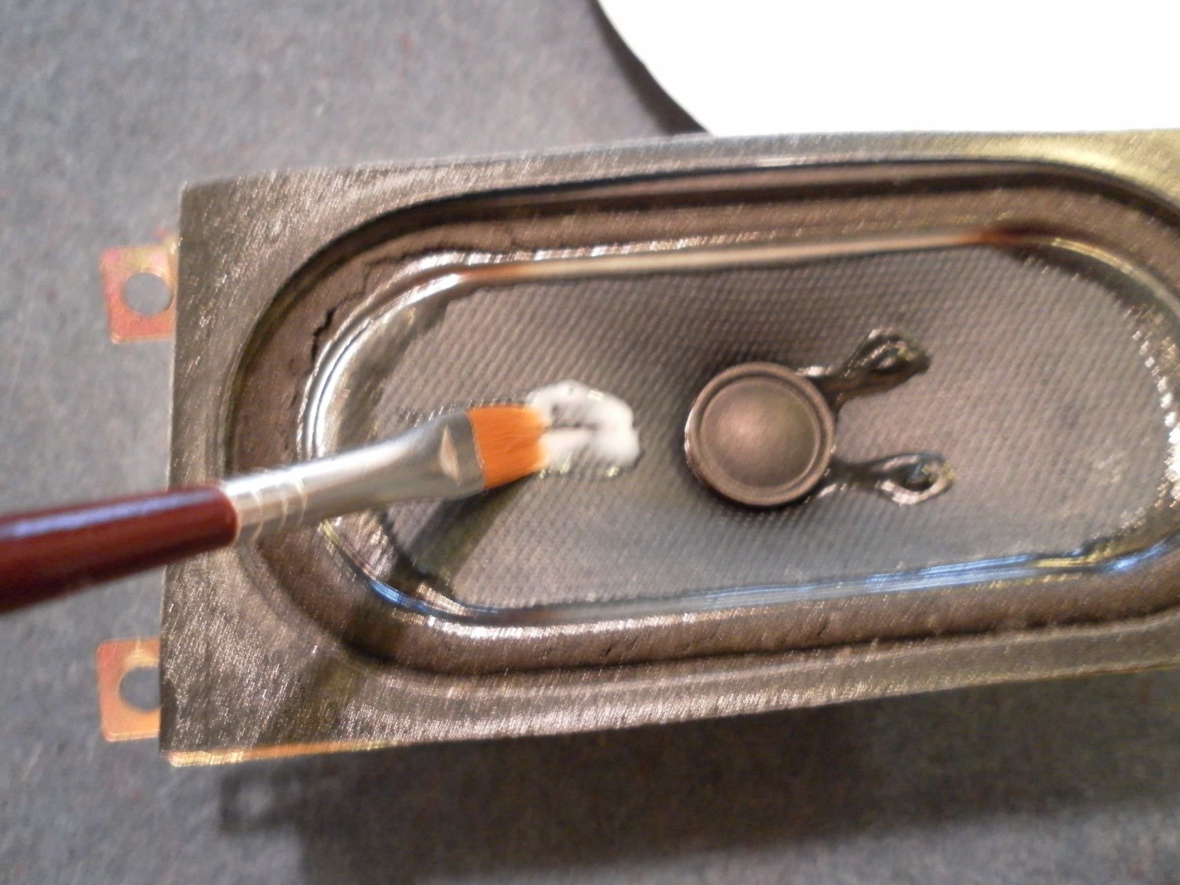 How to Repair a Cracked Speaker Cone. 5 Steps Instructables