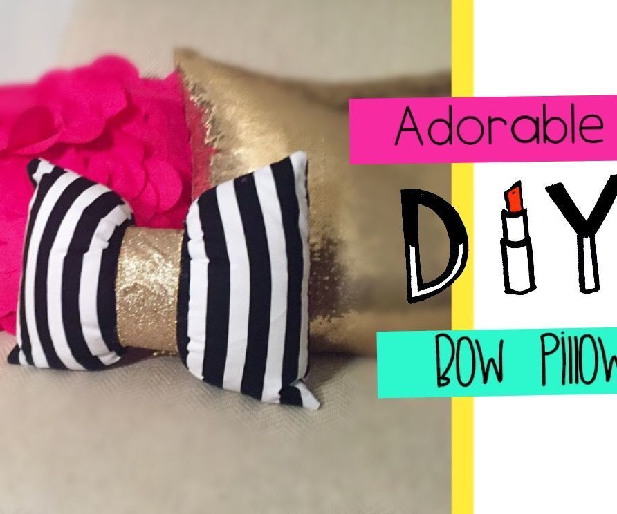 Bow Shaped Pillow DIY