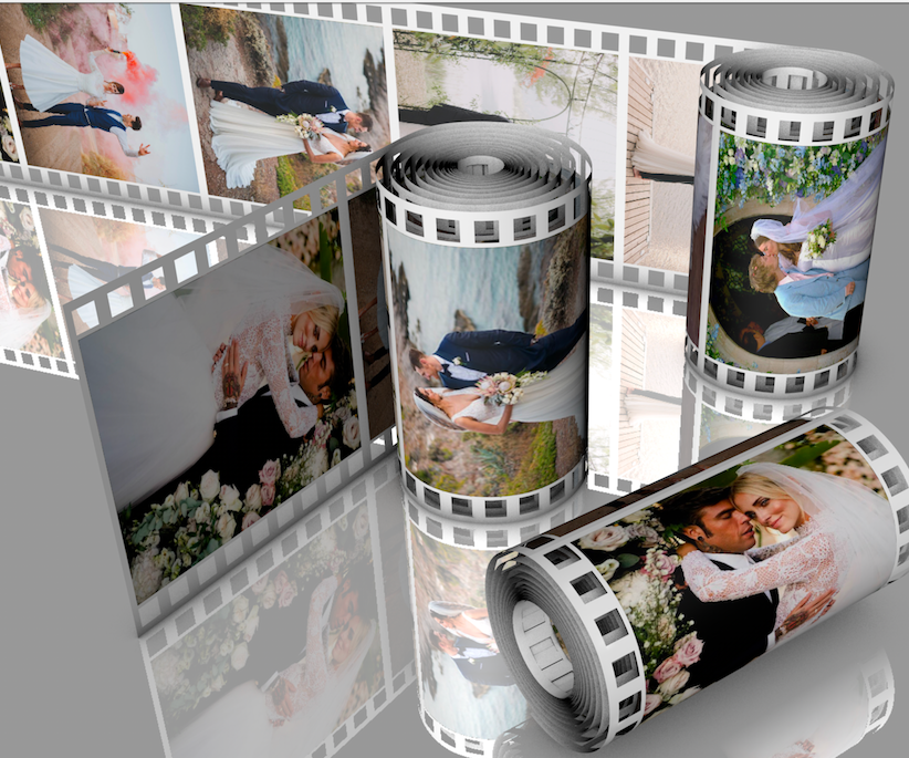 Rolling Film Strip Making in Cinema 4D Tutorial