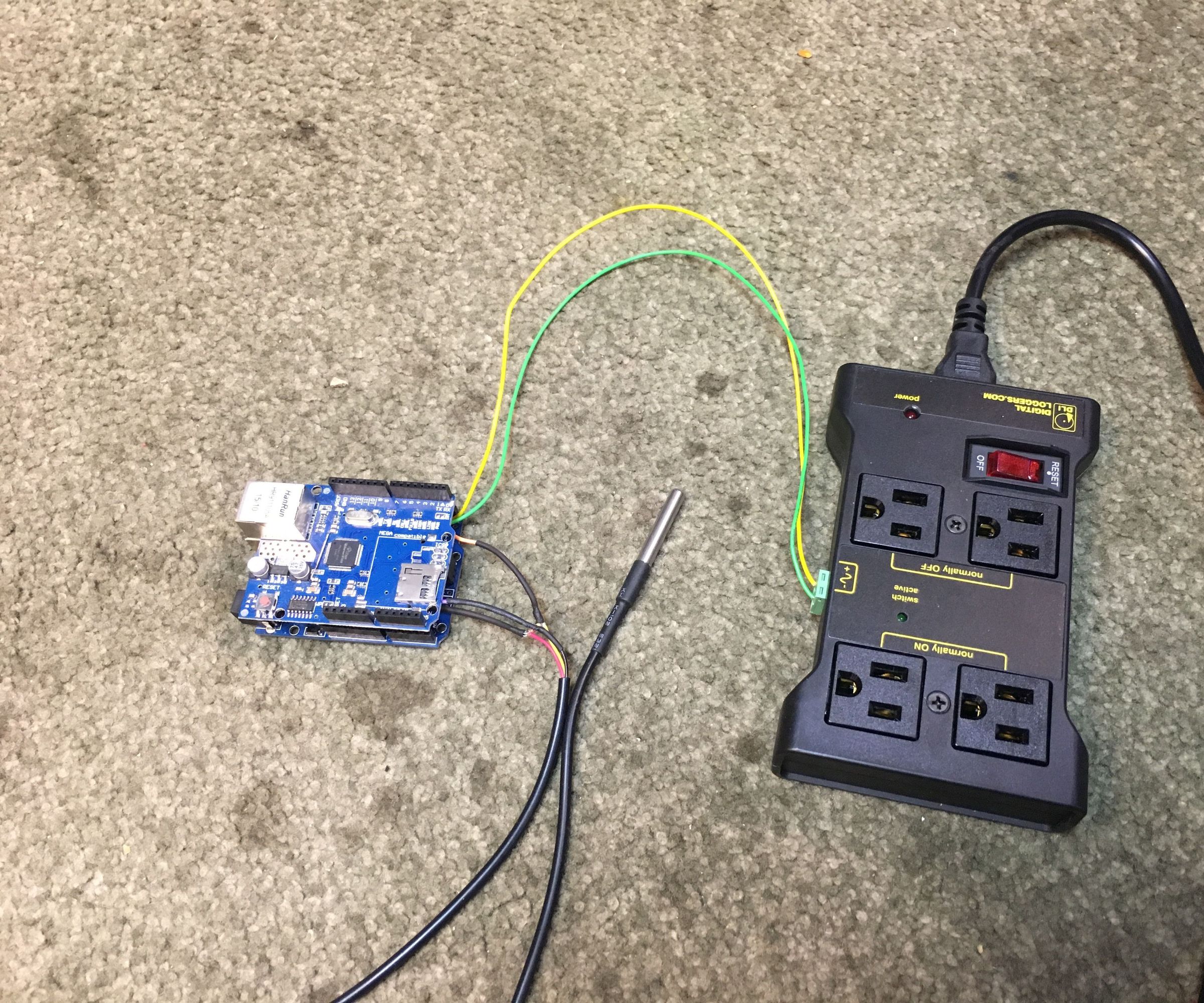 Arduino Component Restarter With Temp Output Using Cayenne