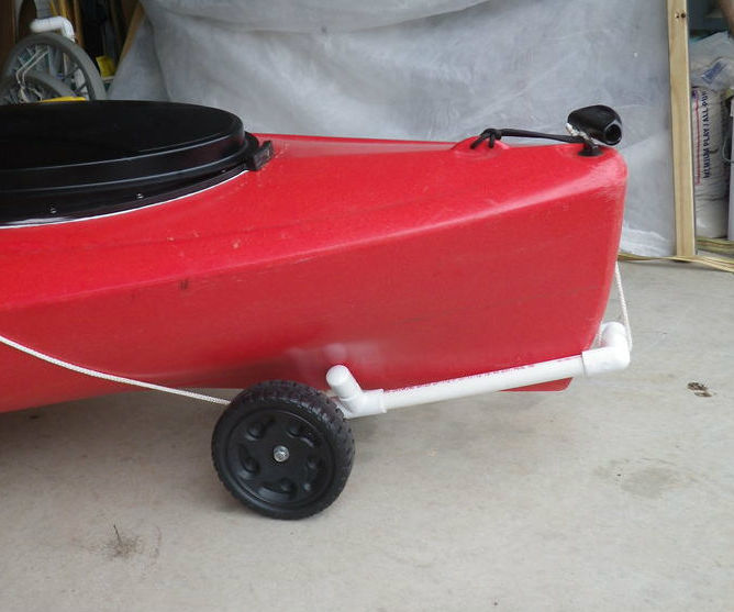 Small compact kayak wheels