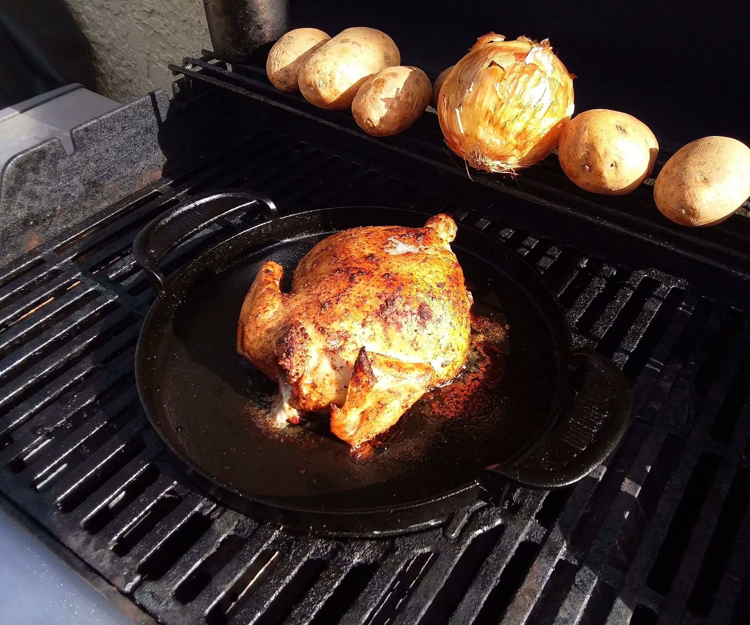 BBQ Whole Chicken Skillet