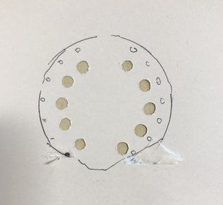 Cut Out Holes for the Lights