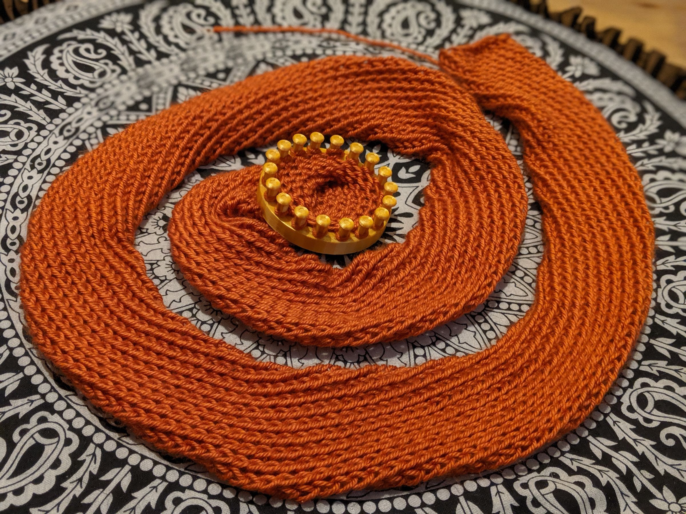 3DPrinted Loom Knit Scarf 11 Steps (with Pictures) Instructables