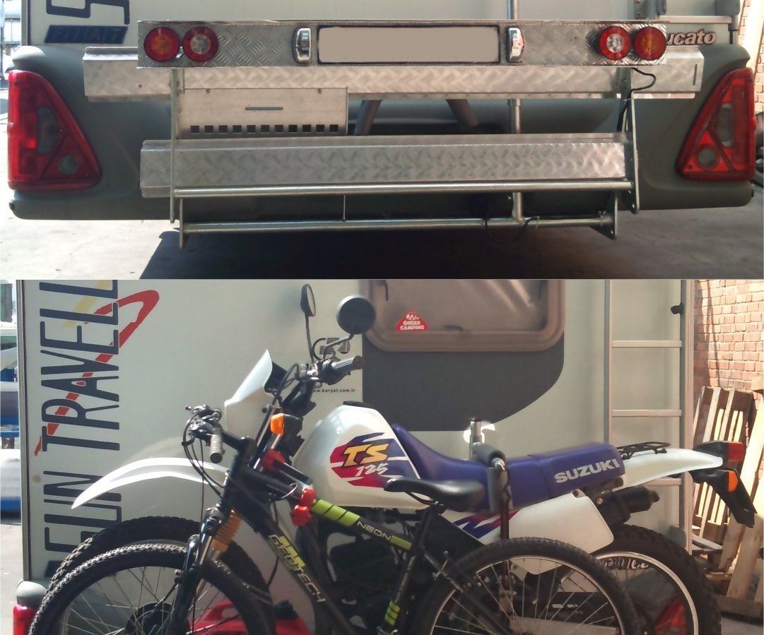 Motorbike + Bicycle + Generator Carrier, Retractable!