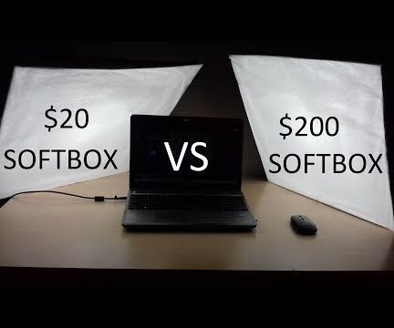DIY $20 SOFTBOX - I Did the Softbox $20 Which Was $200 