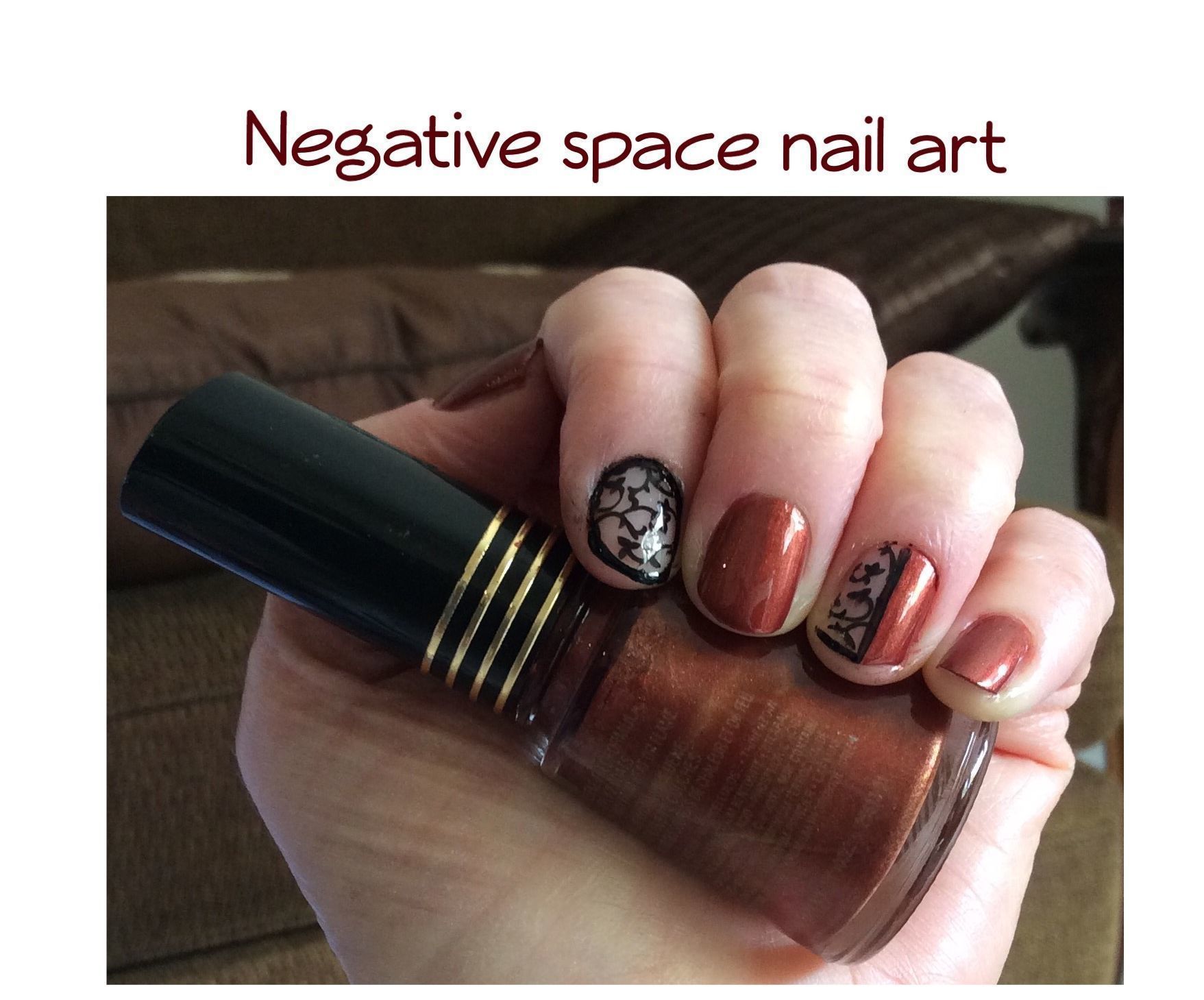 Negative Space Nail Art