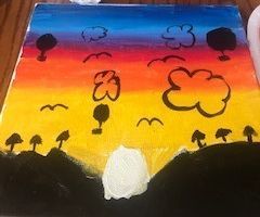 The Sunset Painting
