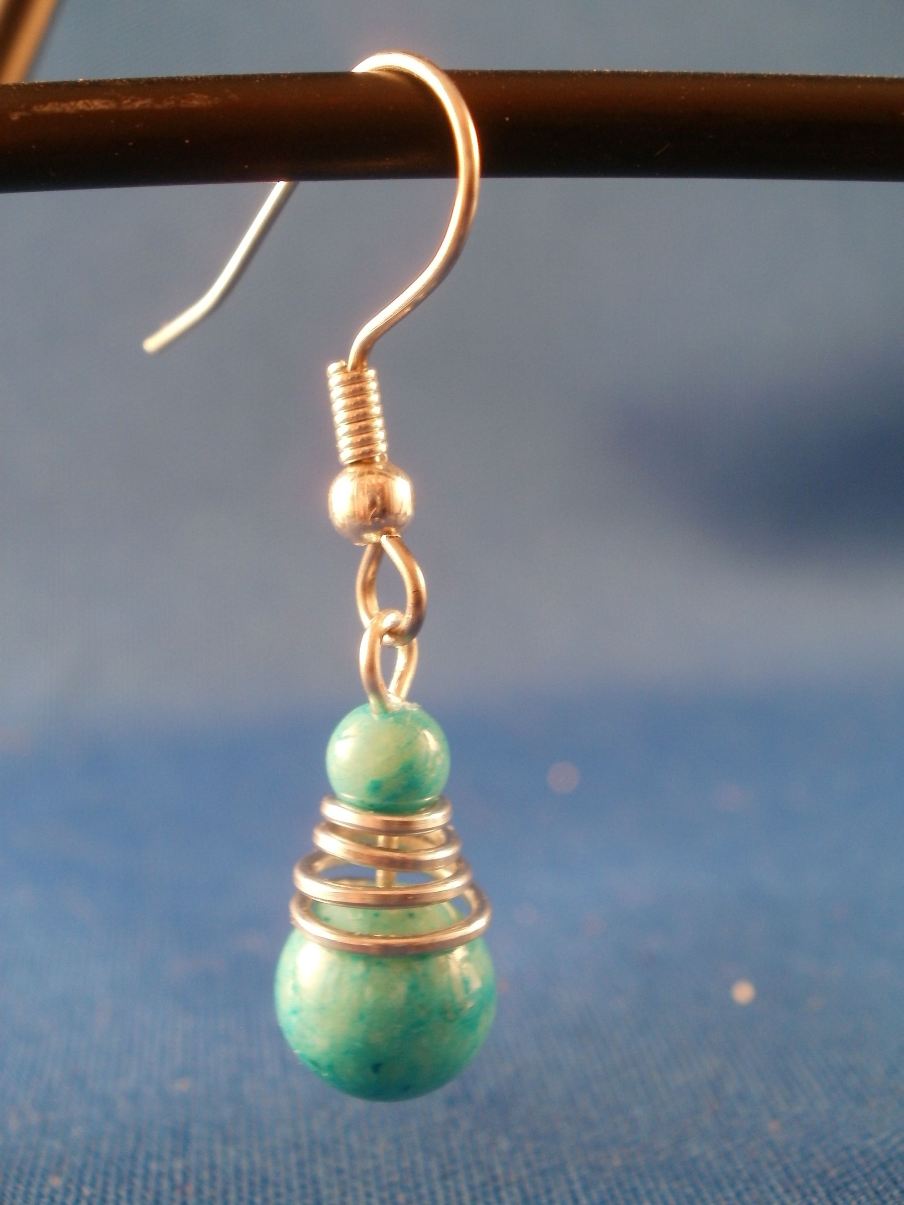 Cone Shaped Bead Cap Out of a Paper Clip