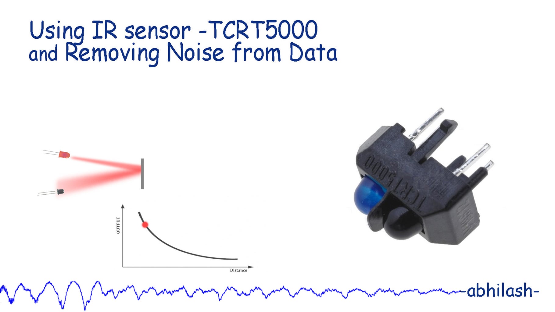 Using IR Sensor (TCRT 5000) With Arduino and Program to Remove Noise