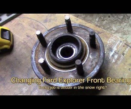 Replacing Ford Explorer Wheel Bearings