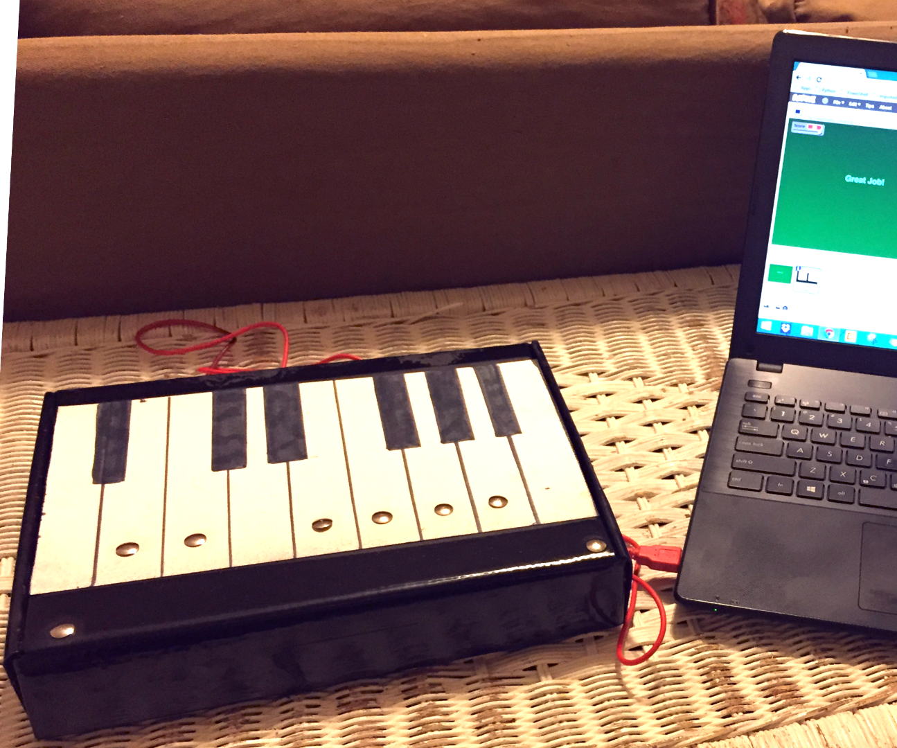 Learn Piano Keys With Makey Makey