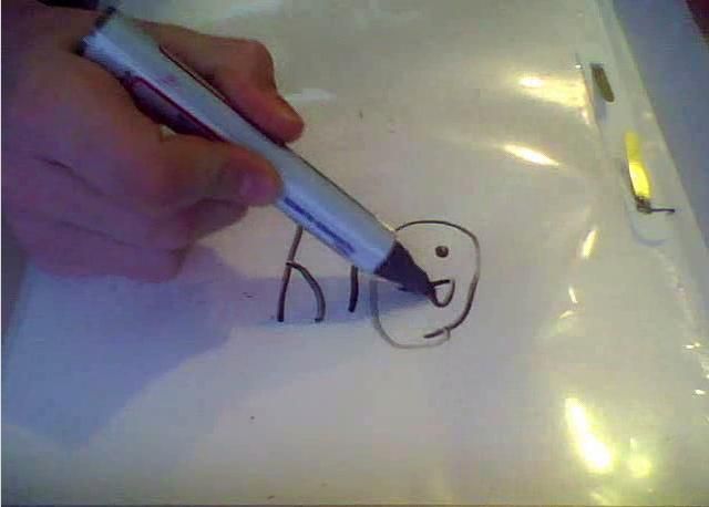 Portable Whiteboard for $1