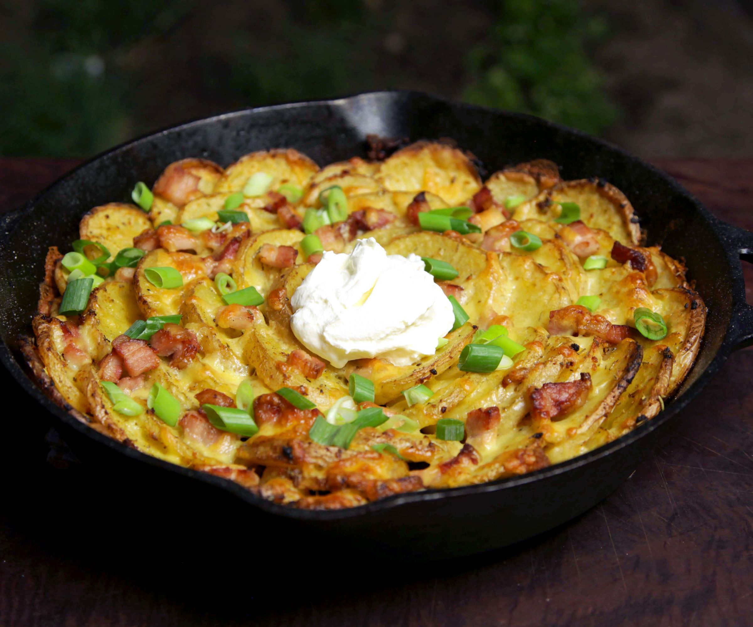 How to Cook Cast Iron Roasted Spiral Potatoes