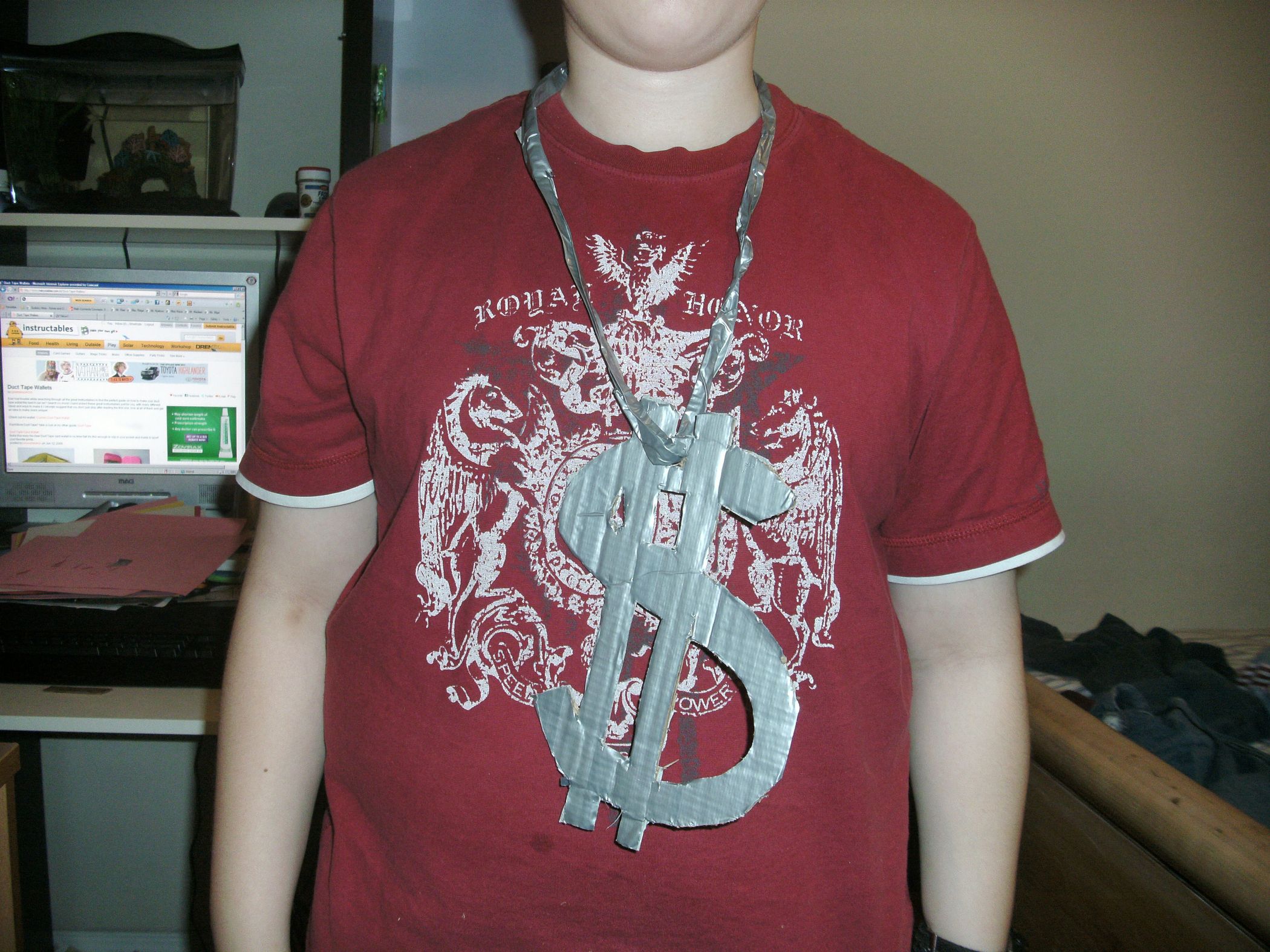 Duct Tape Chain 5 Steps Instructables
