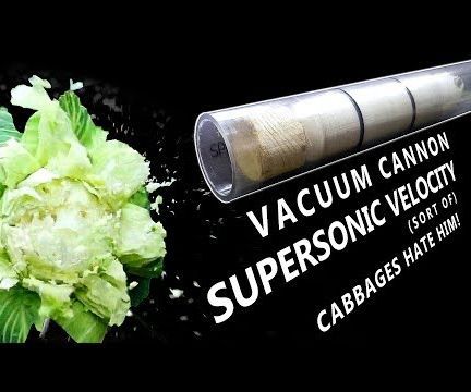 Rapid-Reload Vacuum Cannon: Magnetic Piston, No Burst Discs