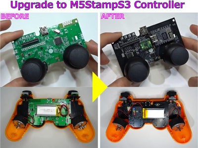 DualShock 3-like M5StampS3 Controller