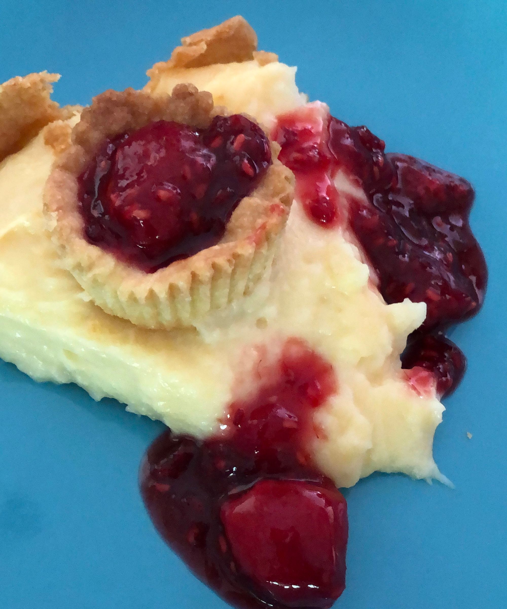 Raspberry Coconut Creme Pie