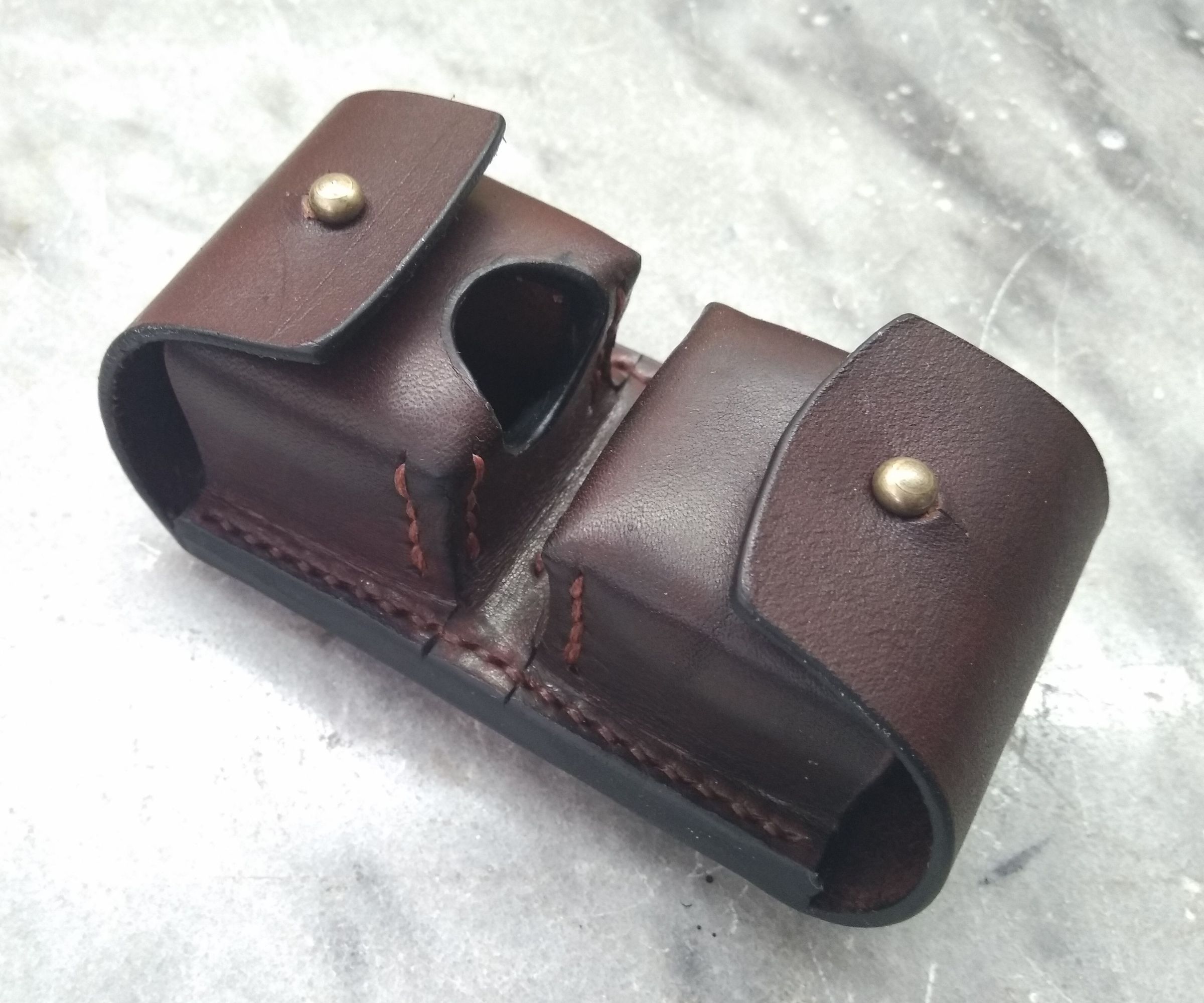 Moon Clip Leather Pouch