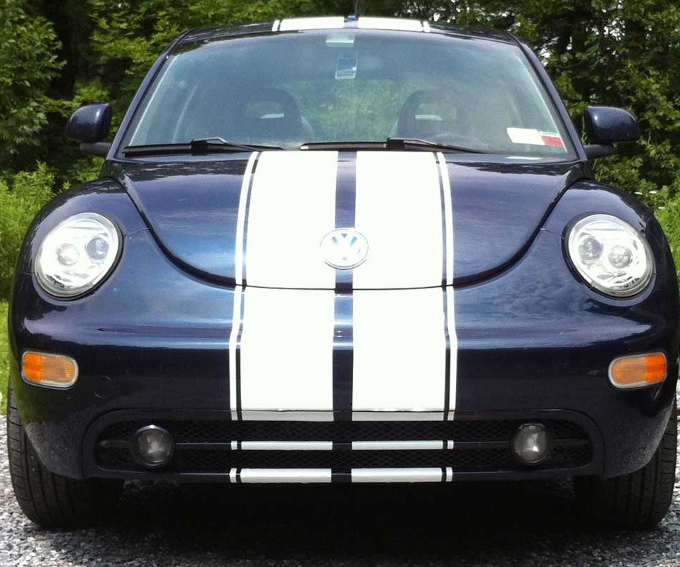 VW Beetle Rally Stripe!