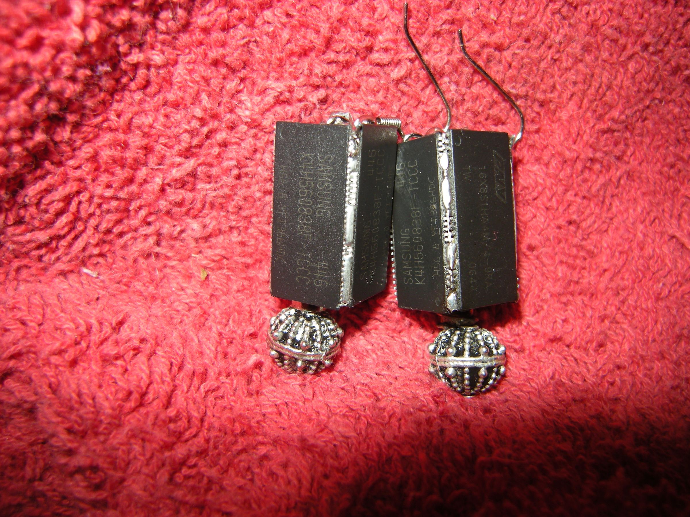 Techno  Geek Earrings