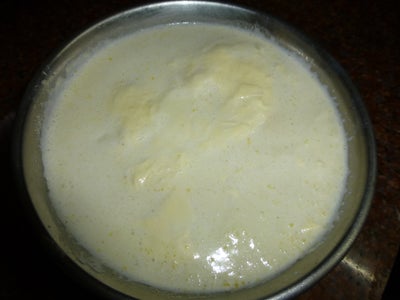 Collect Cream From Boiling Milk