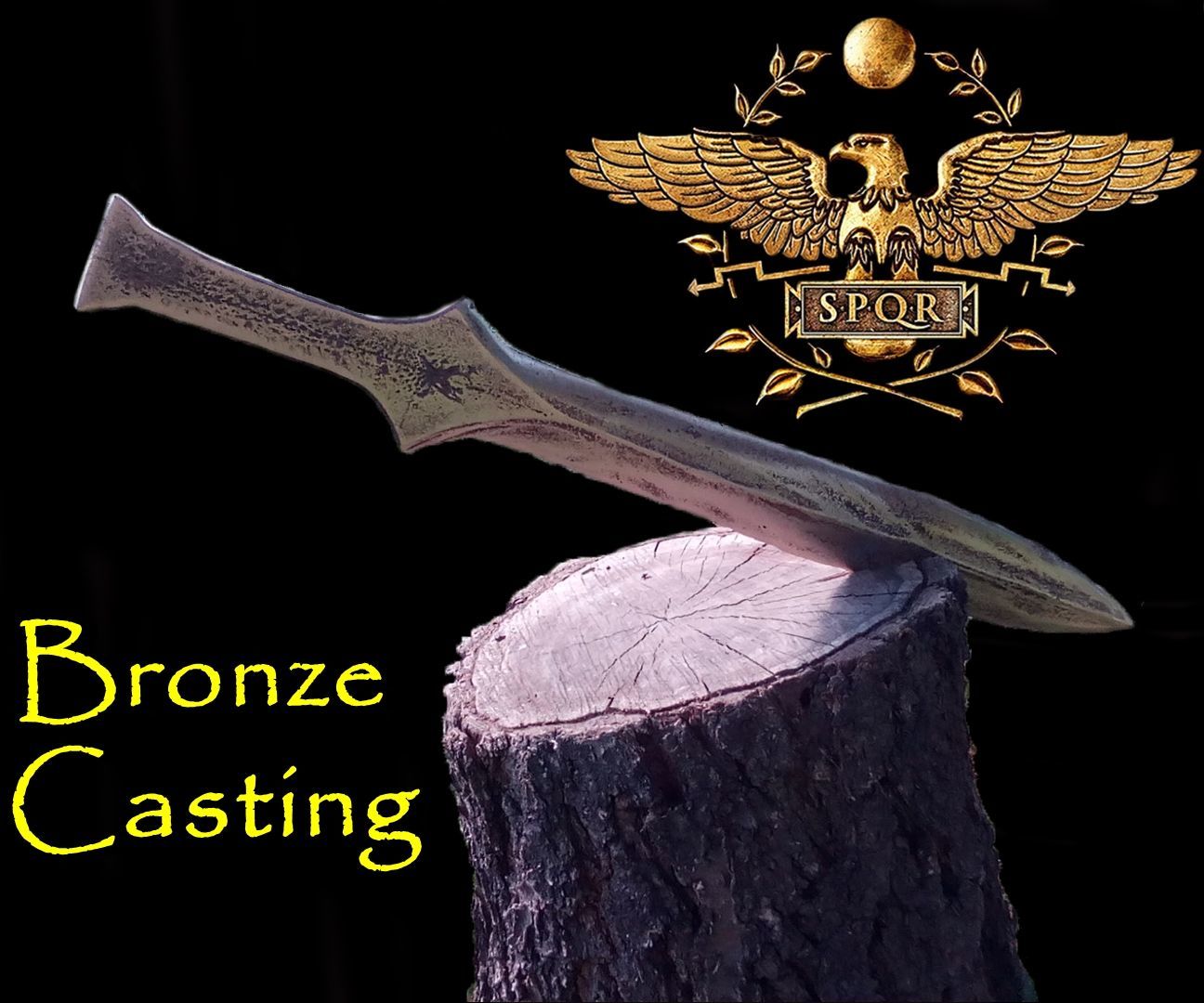 Casting Bronze Dagger. Centurion. Aluminum Bronze 7 Steps (with