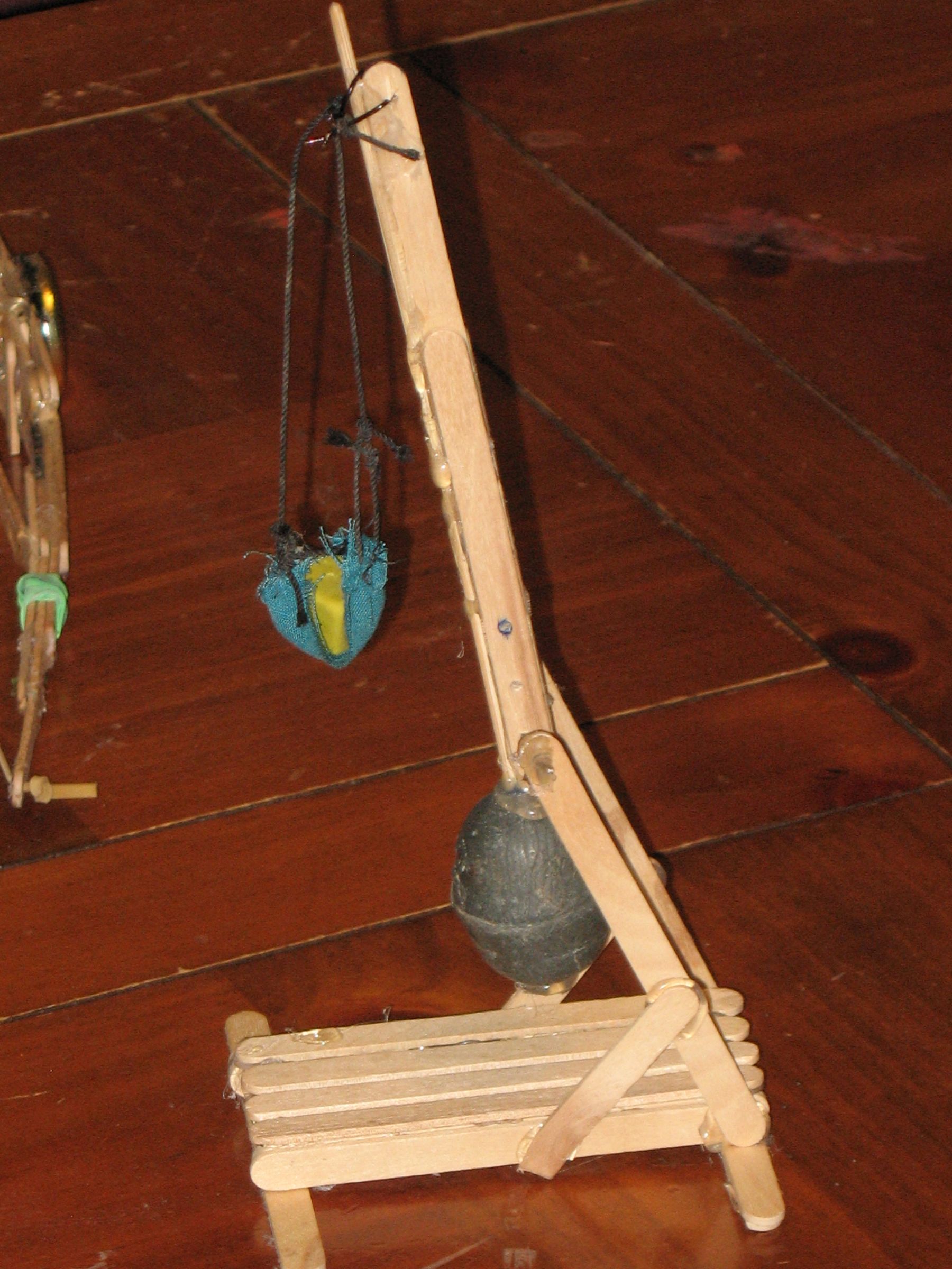 Popsicle Stick Trebuchet Instructables