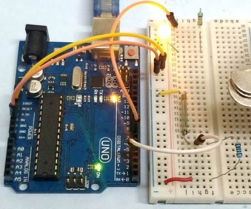 Reed Switch With Arduino
