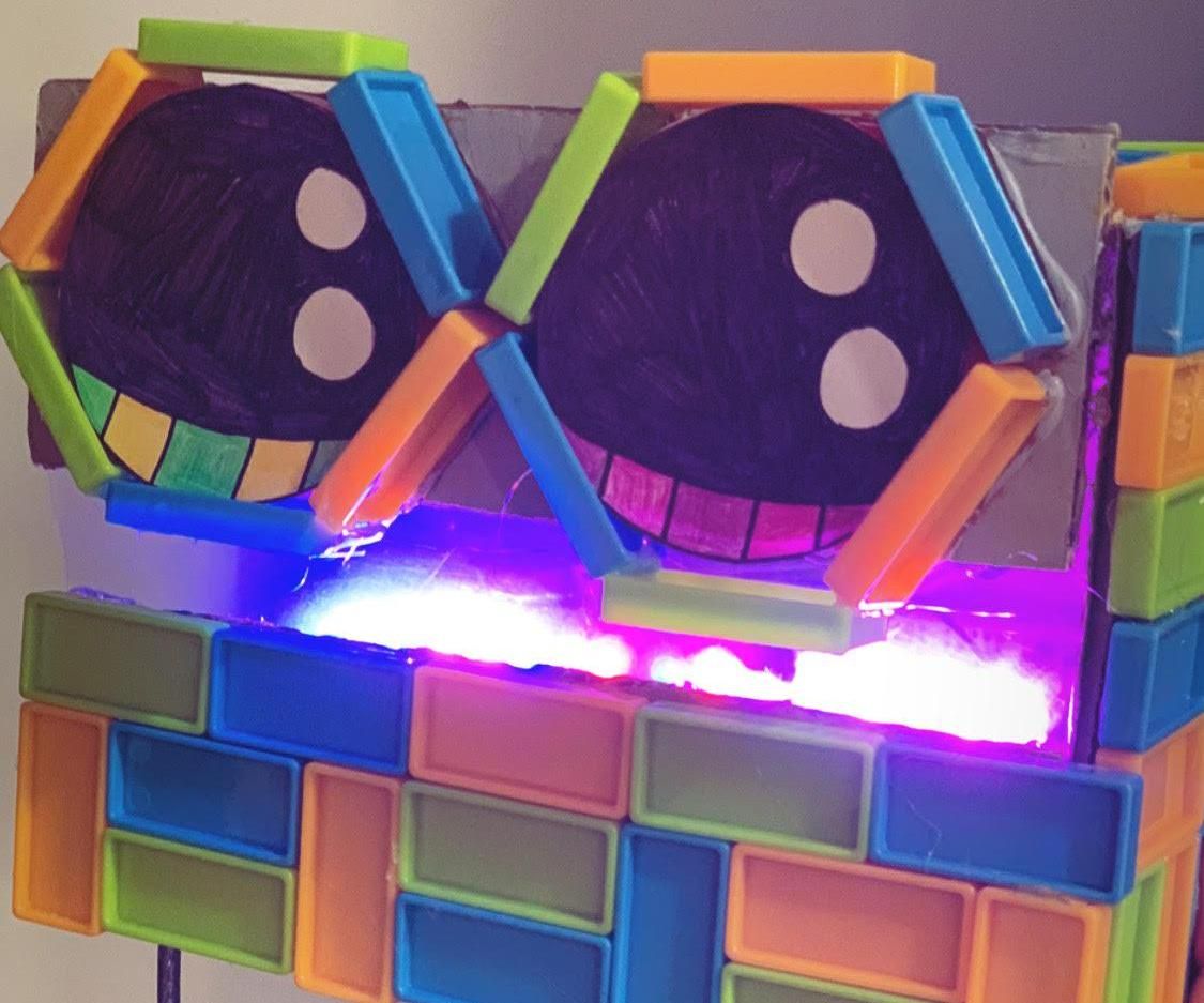 DIY Robot Head Made Out of RGB LED Lights
