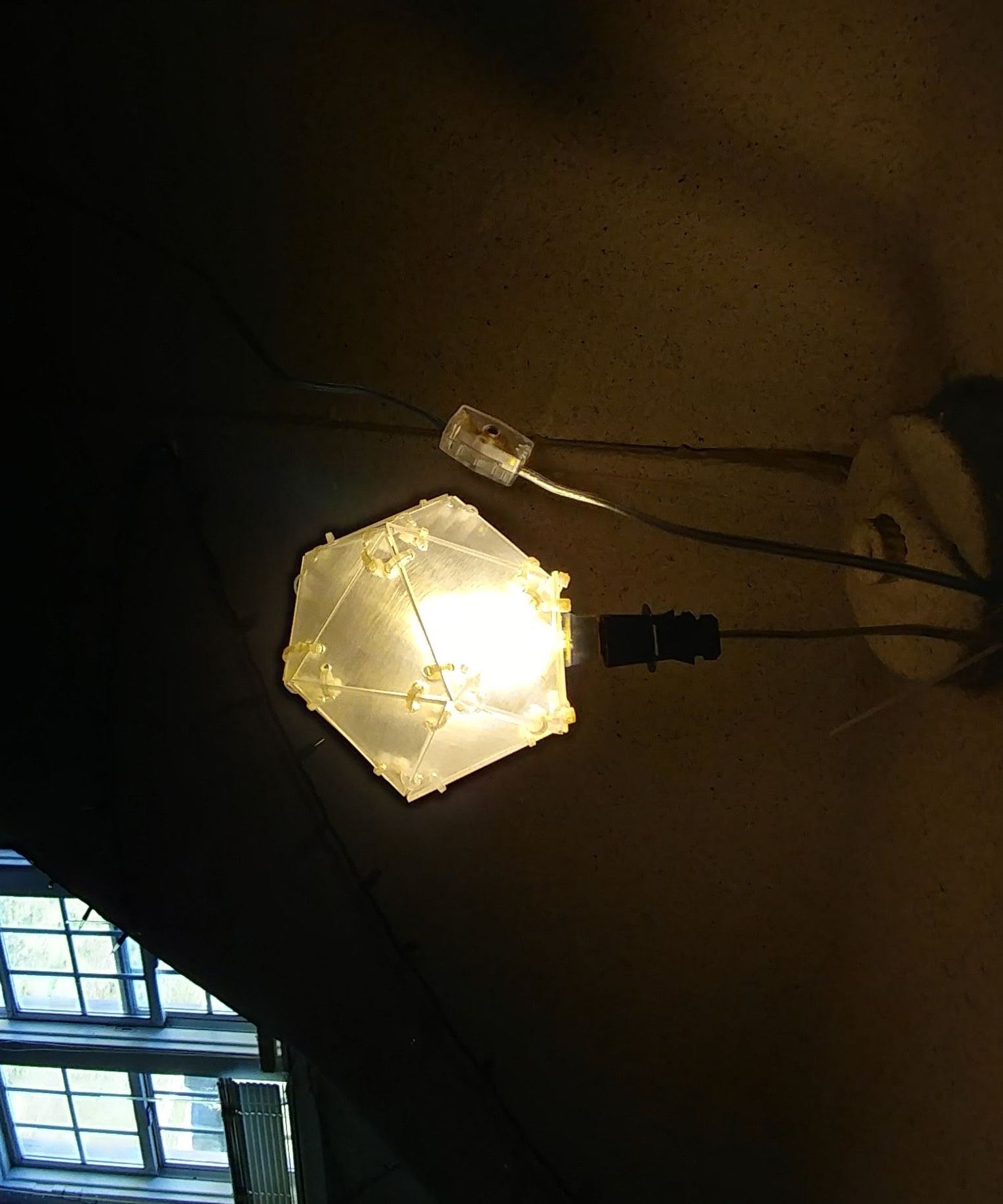 Geodesic Hanging Lamp