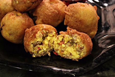 Pancake Coated Breakfast Bites