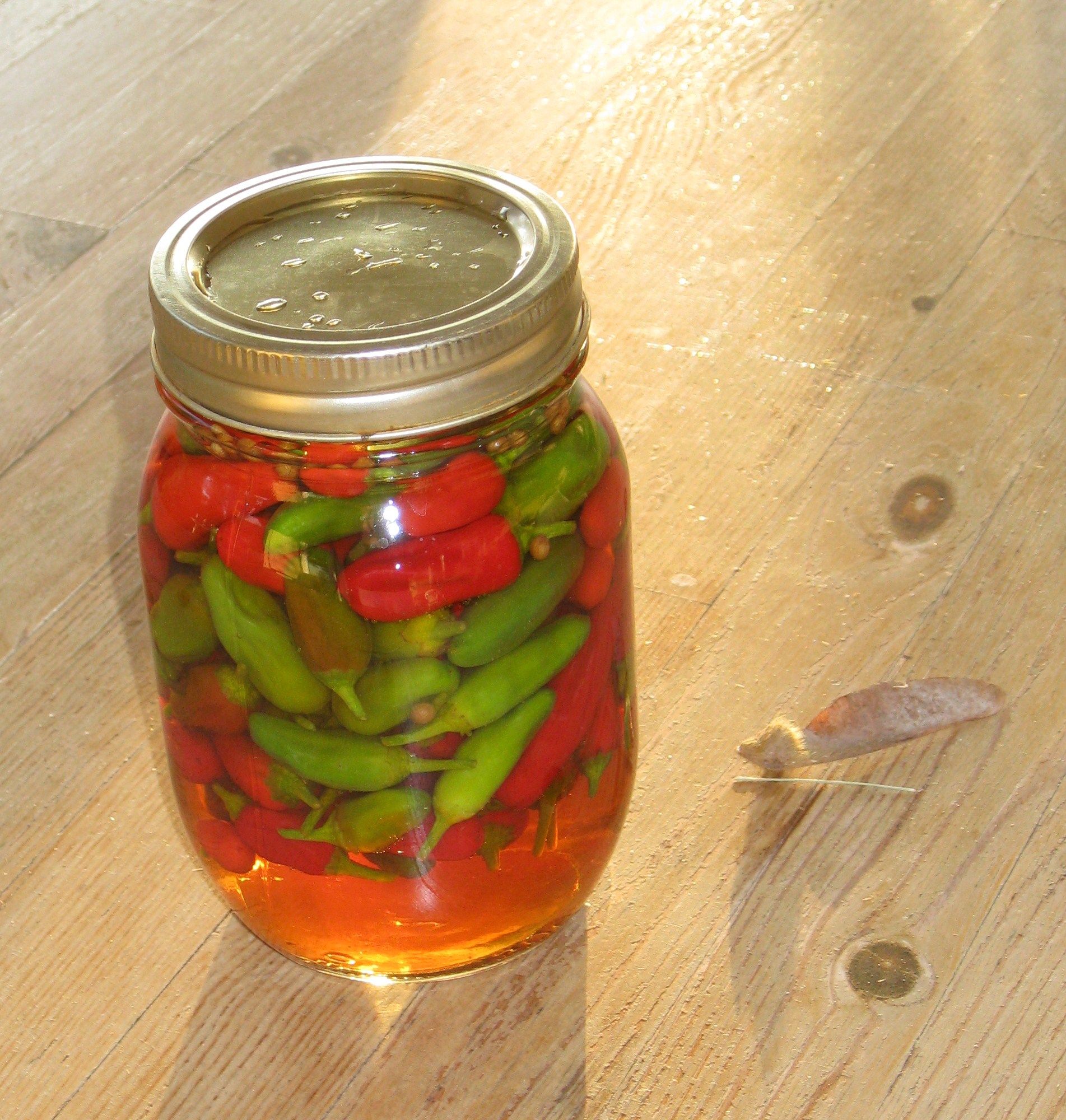 Preserve Patio Peppers by Pickling