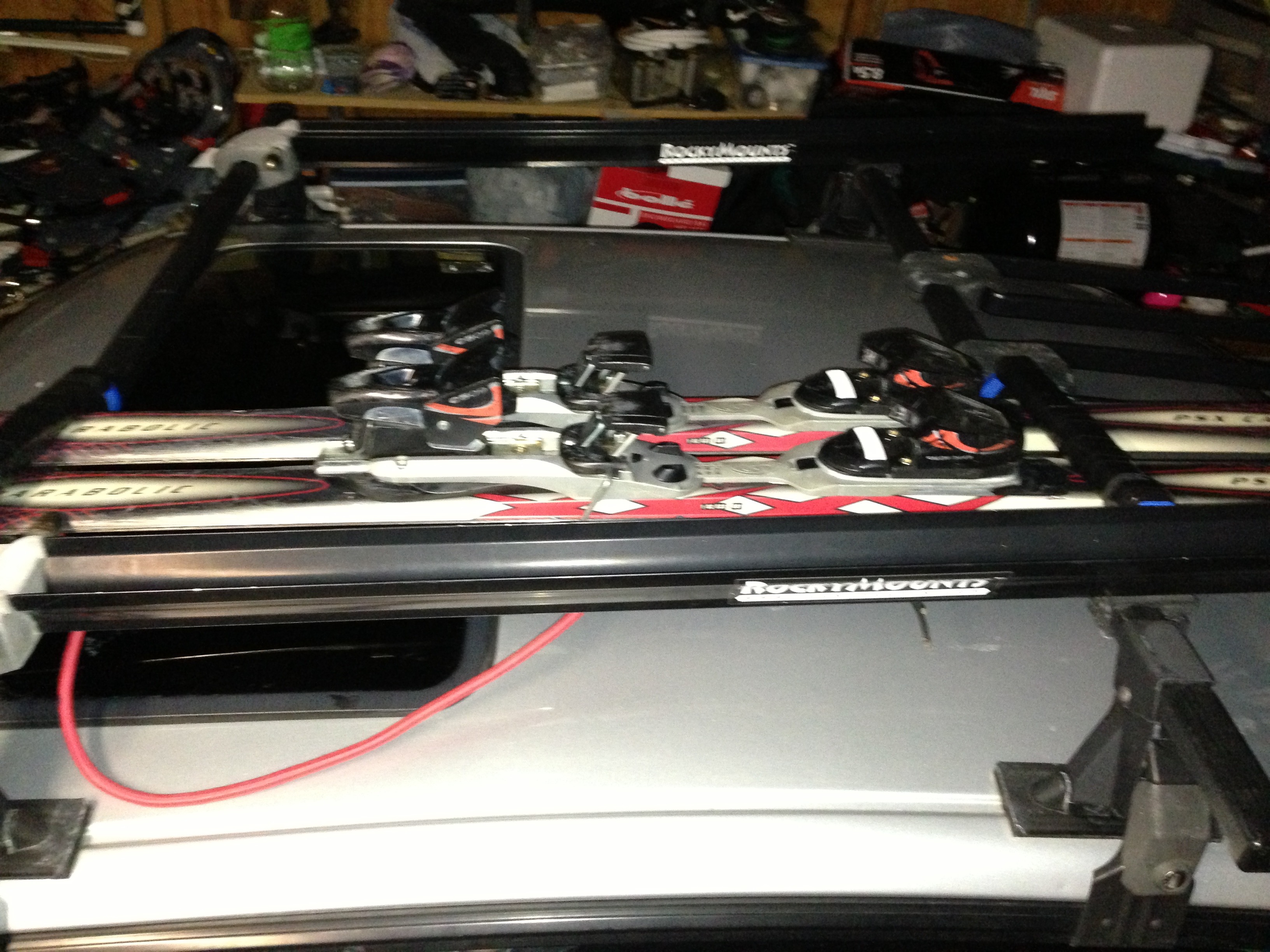 Ski Rack Without Removing Bicycle Rack