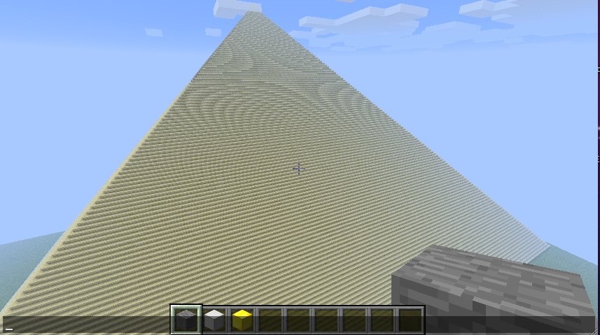 Minecraft How To Build Any Size Pyramid