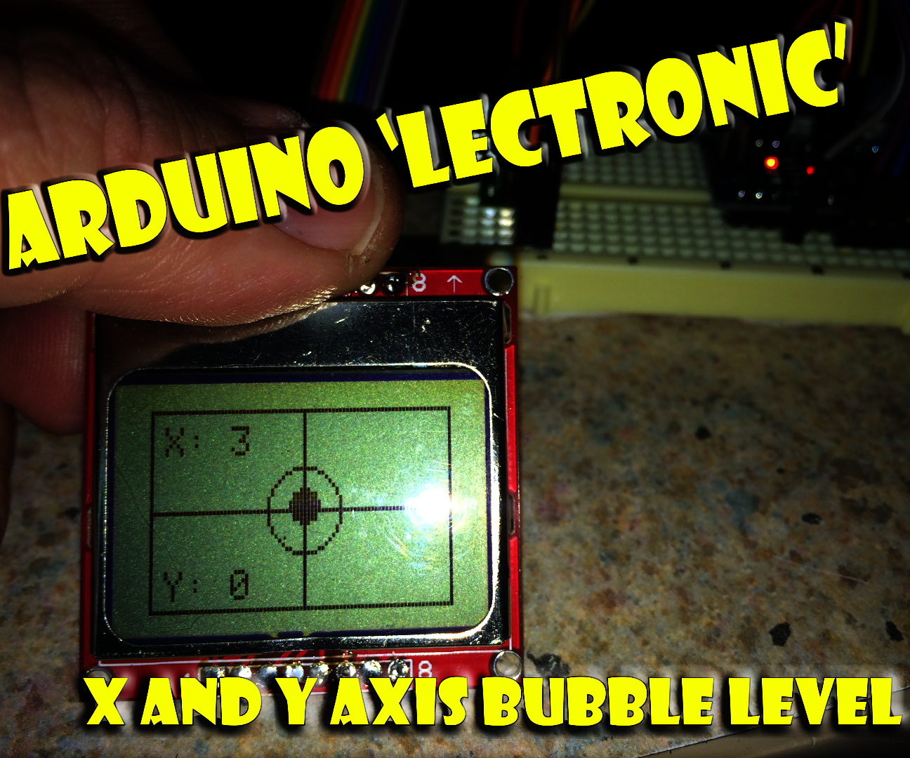 Arduino Micro Electronic Bubble Level