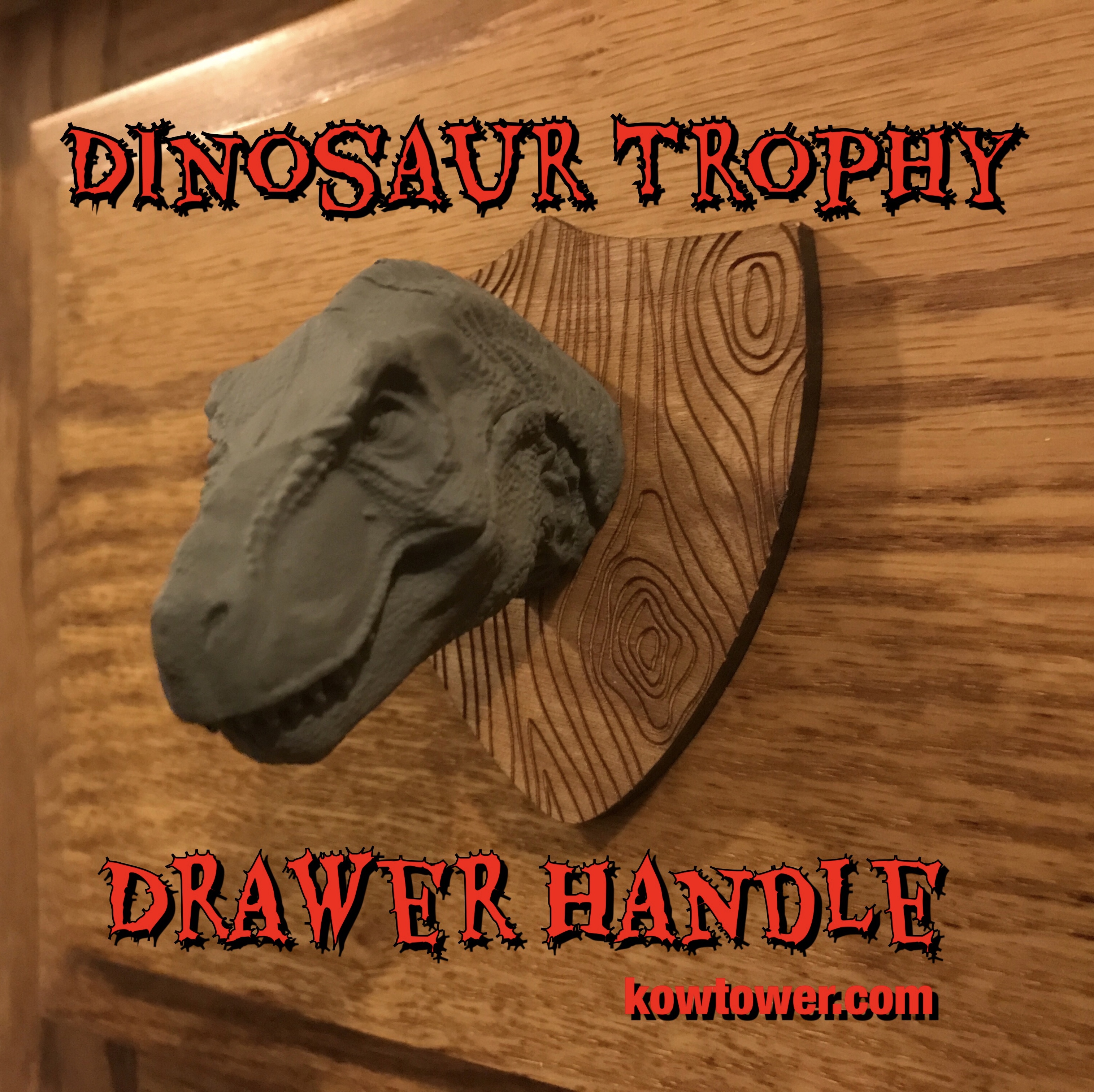 Dinosaur Trophy Drawer Pulls 5 Steps (with Pictures) Instructables