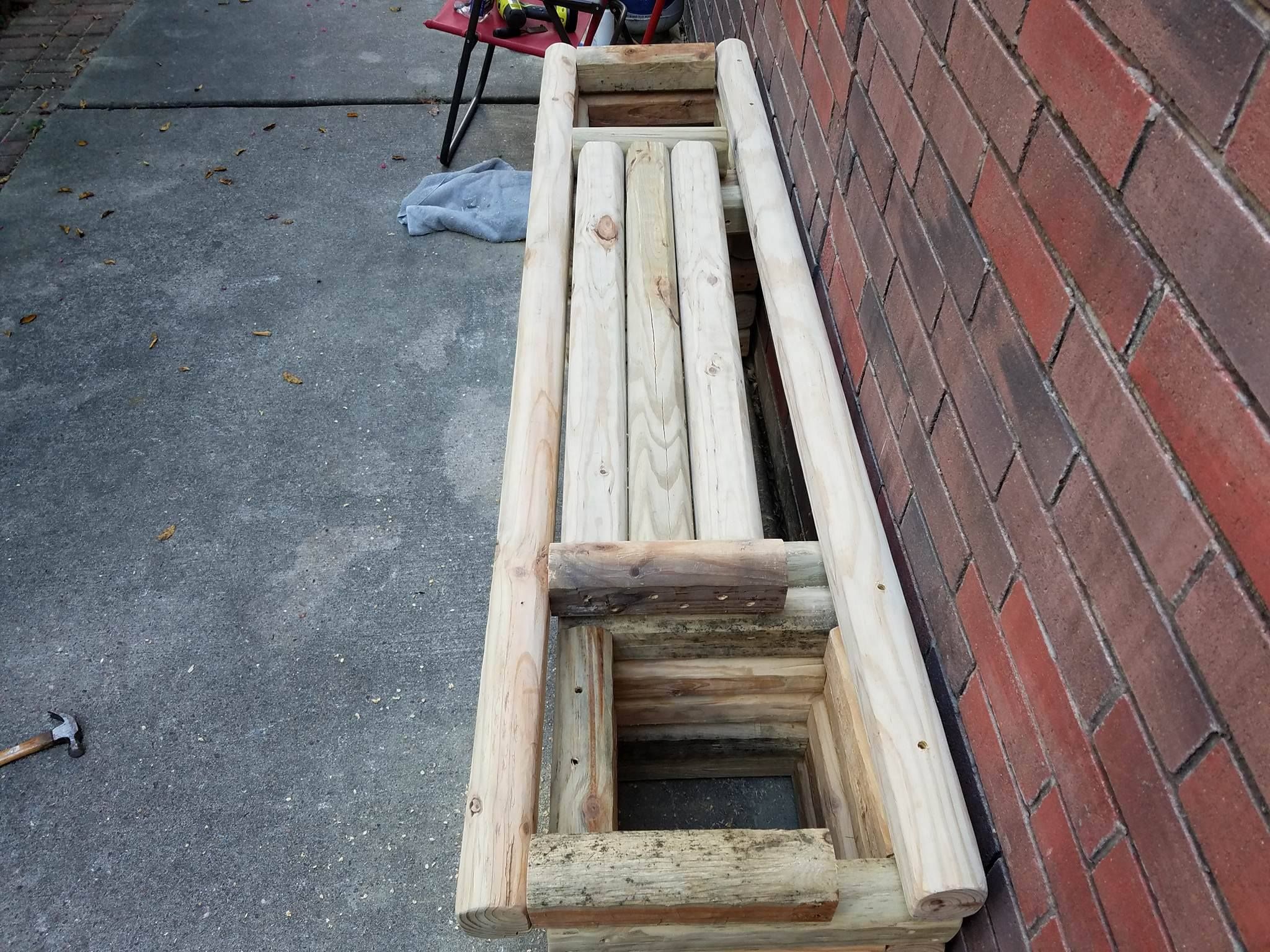Diy Log Bench : 6 Steps (with Pictures) - Instructables
